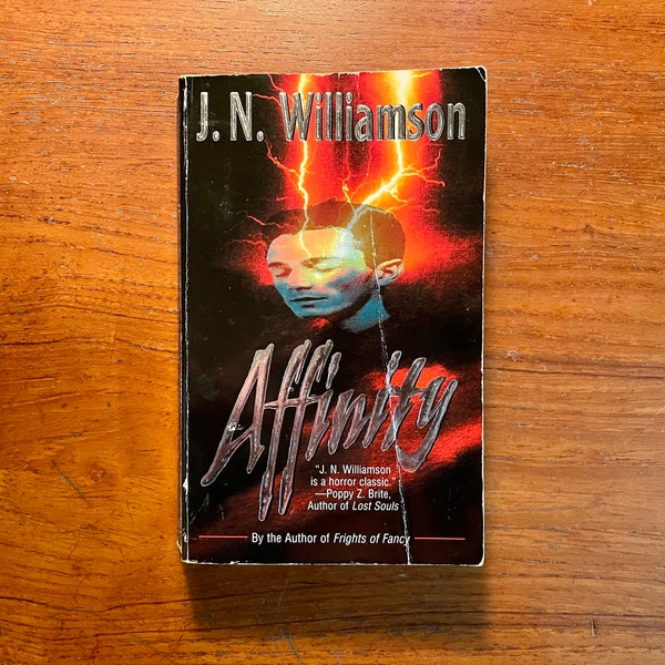 Affinity by J.N. Williamson 2001 First Edition Horror Paperback Book