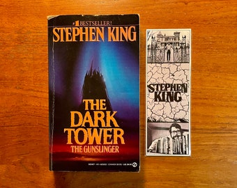 Vintage Dark Fantasy Book The Dark Tower - The Gunslinger by Stephen King 1989 First Edition Paperback