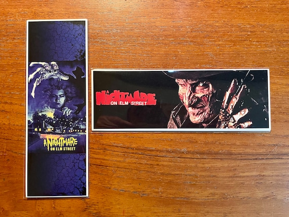 Nightmare on Elm Street Handmade Bookmarks 80's Horror Film Classic Freddy Kreuger