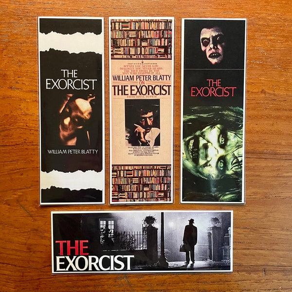 The Exorcist Handmade Bookmarks Horror Book and Film Classic