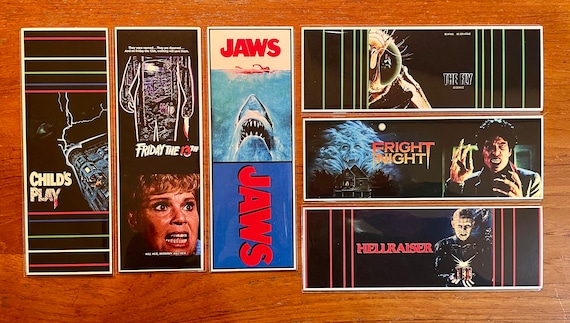 Handmade Bookmarks 1970s & 1980s Horror Film Classics Series 2