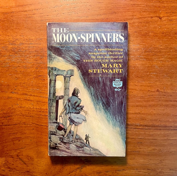 Vintage Gothic Romance Book The Moon-Spinners by Mary Stewart 1968 Paperback