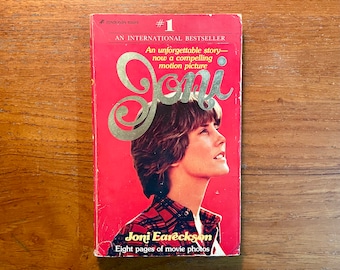 Vintage Pop Culture Book Joni by Joni Eareckson 1982 Movie Tie-In Edition Paperback