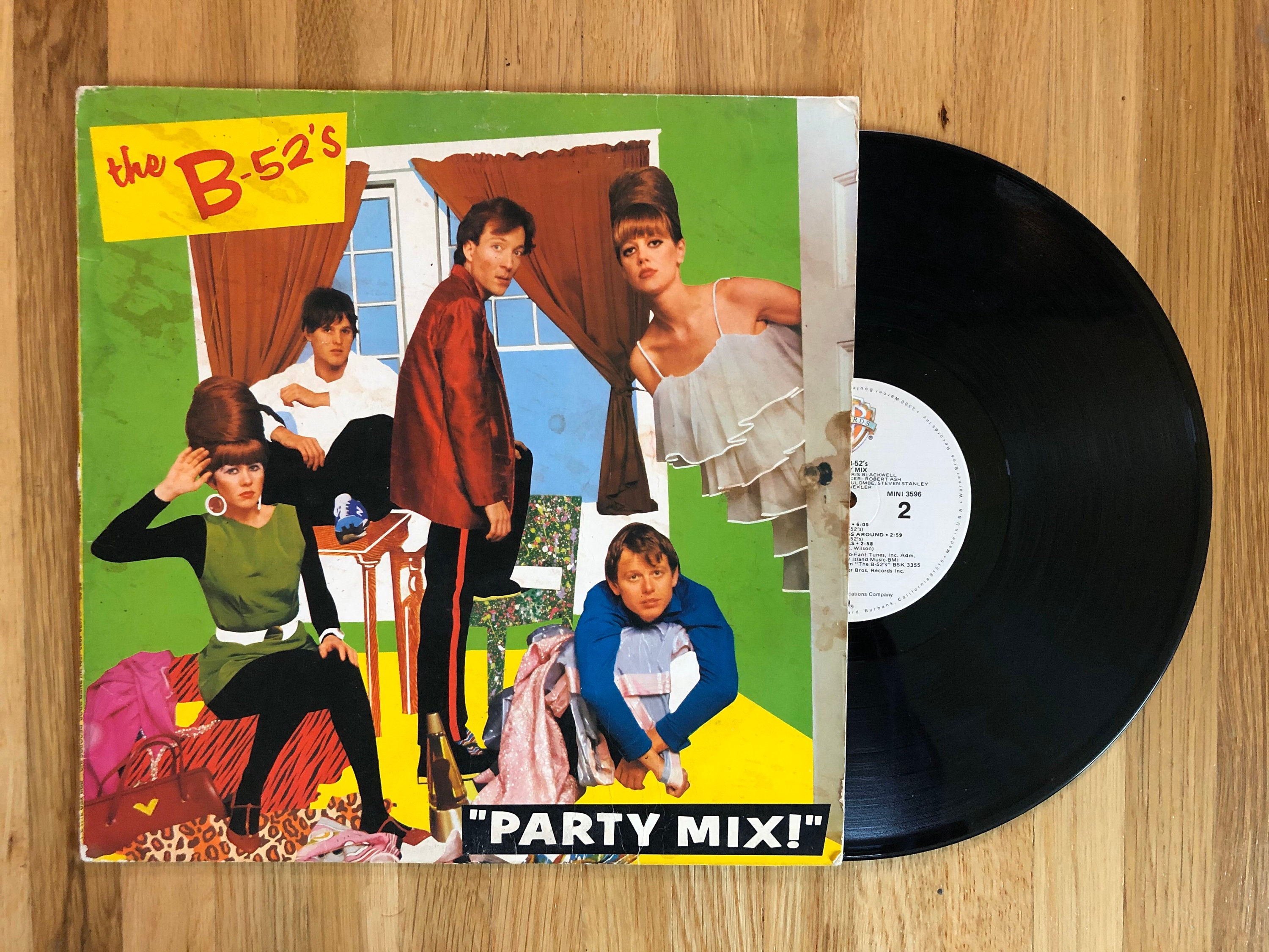 The B52s Party Mix LP 1981 Vinyl Record Album Retro Pop Etsy