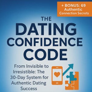 Dating Confidence Code for Men | 30-Day Attraction System + Bonus: 69 Authentic Connection Secrets | Digital PDF Download