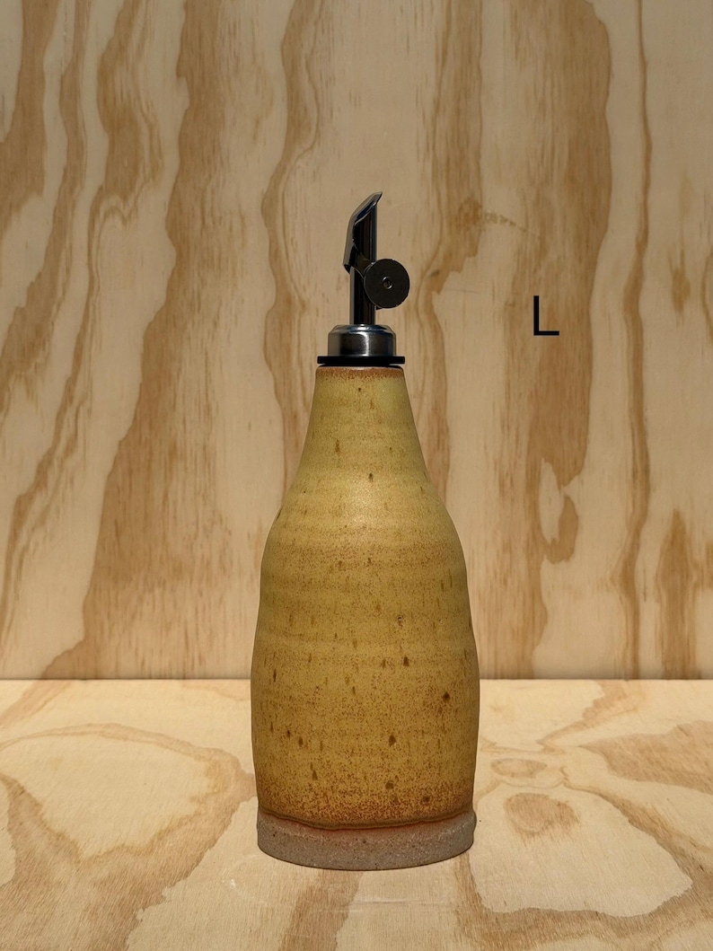 olive oil bottle, syrup dispenser, handmade oil cruet image 13