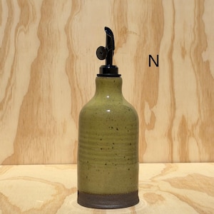 olive oil bottle, syrup dispenser, handmade oil cruet image 15