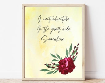 Beauty and the Beast Inspired Art - Belle - DIGITAL DOWNLOAD