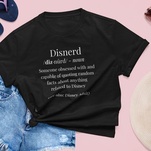 Disnerd - Disney Adult Unisex T-Shirt