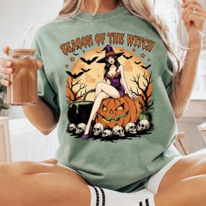 Retro Season Of The Witch Png, Girls Will Be Girls Png, Feeling Witchy Png, Girly Halloween Png, Witchy Vibes Png, Witches Halloween Png