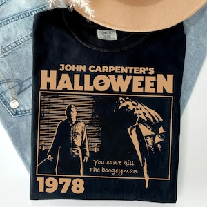 Halloween 1978 Myers Sweatshirt, Retro Horror Slasher Crewneck shirt, John Carpenter Scary Movie Fan Gift Hoodie, Halloween Gift Idea