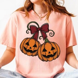 Pumpkin Cherries Png, Autumn Girly Png, Halloween Pumpkin Png, Fall Pumpkin Png, Pumpkin Cheeries Coquette Png, Retro Fall Png, Pumpkin Bow