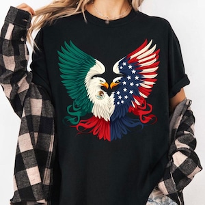 Mexico USA eagles flags Mexicanamerican design file download PNG mexican roots png cinco de mayo png viva mexico png immigrants mexicana png