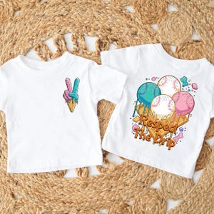 Baseball Drip Shirt for Kids, Boy Birthday Baseball Shirt,Baseball Drip Shirt,Ice Cream Drip boy girl Tee,Youth Sports Team Gift