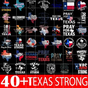 Texas Strong, Pray for Texas Png Bunde dxf Texas Flood Digital Download, Faith-Based Flood Relief Design TX Flood praying Texas