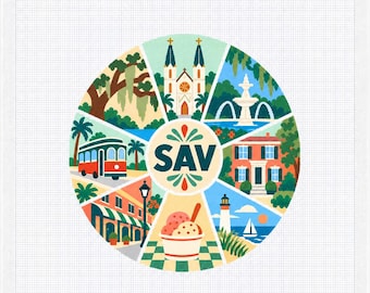 Savannah, Georgia  Southern Travel 18 mesh needlepoint canvas