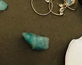 17.35CT Loose Natural Colombian Rough Emerald Crystal