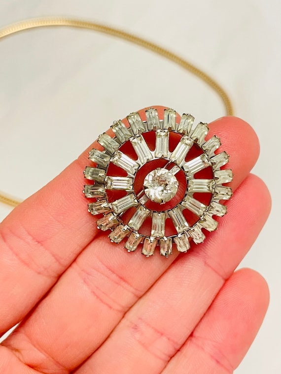 Amazing vintage 1930s Deco Rhinestone Paste Costu… - image 1