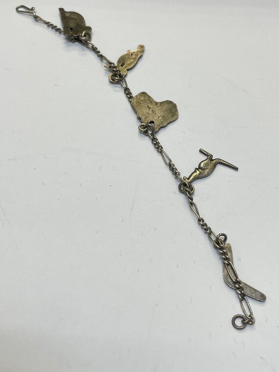 Cute vintage Solid Sterling Silver Australia Them… - image 3