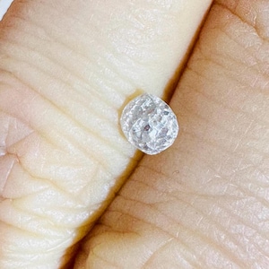 Old Mine Cushion  Cut .41CT Milky White I2 Loose Diamond Natural  4.37x4.07mm