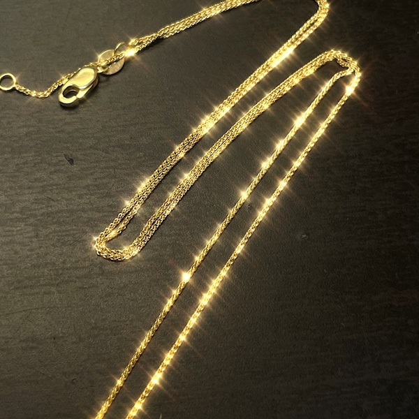 Woven Gold Chain Etsy