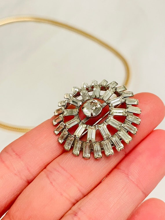 Amazing vintage 1930s Deco Rhinestone Paste Costu… - image 5