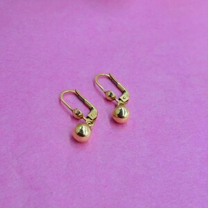 Orecchini A Bottone In Oro Giallo 585 (14K) Con Zirconi - A Forma Di Nodo, Prins Jewels, In Confezione Regalo