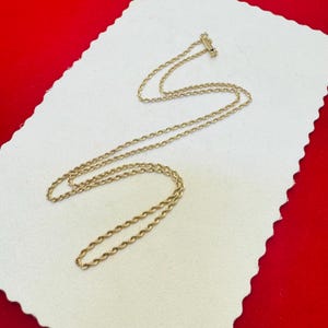20” 1.5mm Solid 14K Yellow Gold Rope Chain Necklace 4.6g