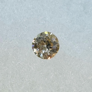 VS2 Round Champagne Old Mine Diamond .46CT 5.15mm for Repair or Custom Jewelry