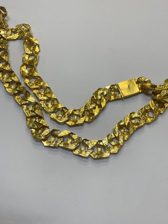 Solid Sterling Silver with Yellow Gold Vermeil Lo… - image 3