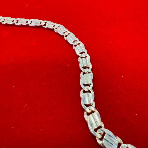 オールド ユニークリンクブレスレット 14K