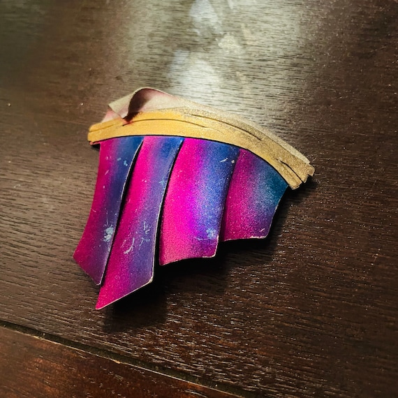 Large Neat Solid Sterling Silver Artisan Signed C… - image 1