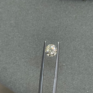 Antique 1.01CT Natural Round Old Mine Cut Diamond 6.18x6.10x4.10mm