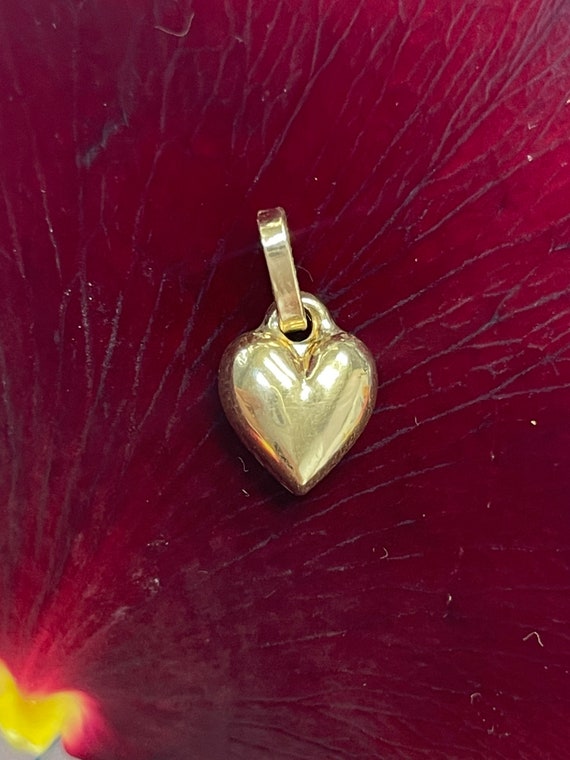 Pendentif cœur en or et diamants