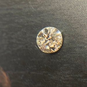 Natural .71CT Old Mine Cut  Champagne Diamond Natural 5.62x3.44mm  for Jewelry Repair or Manufacture