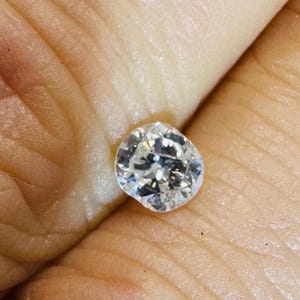 Old Mine Cushion  Cut .34CT G I2 Loose Diamond Natural 4.4x4mm