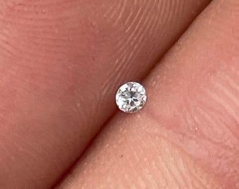 Natural Old Mine Cut G VS1 Loose Diamond Natural 1.7mm .03ct  for Jewelry Repair or Manufacture