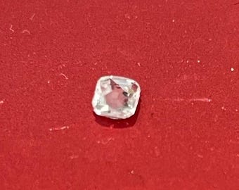 Loose Natural Old Mine Cushion Cut Diamond .14CT Loose Natural 3.68x2.95mm, for Repair or Custom Jewelry