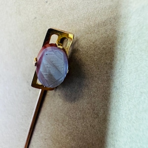Gold Filled Cameo Stick Pin