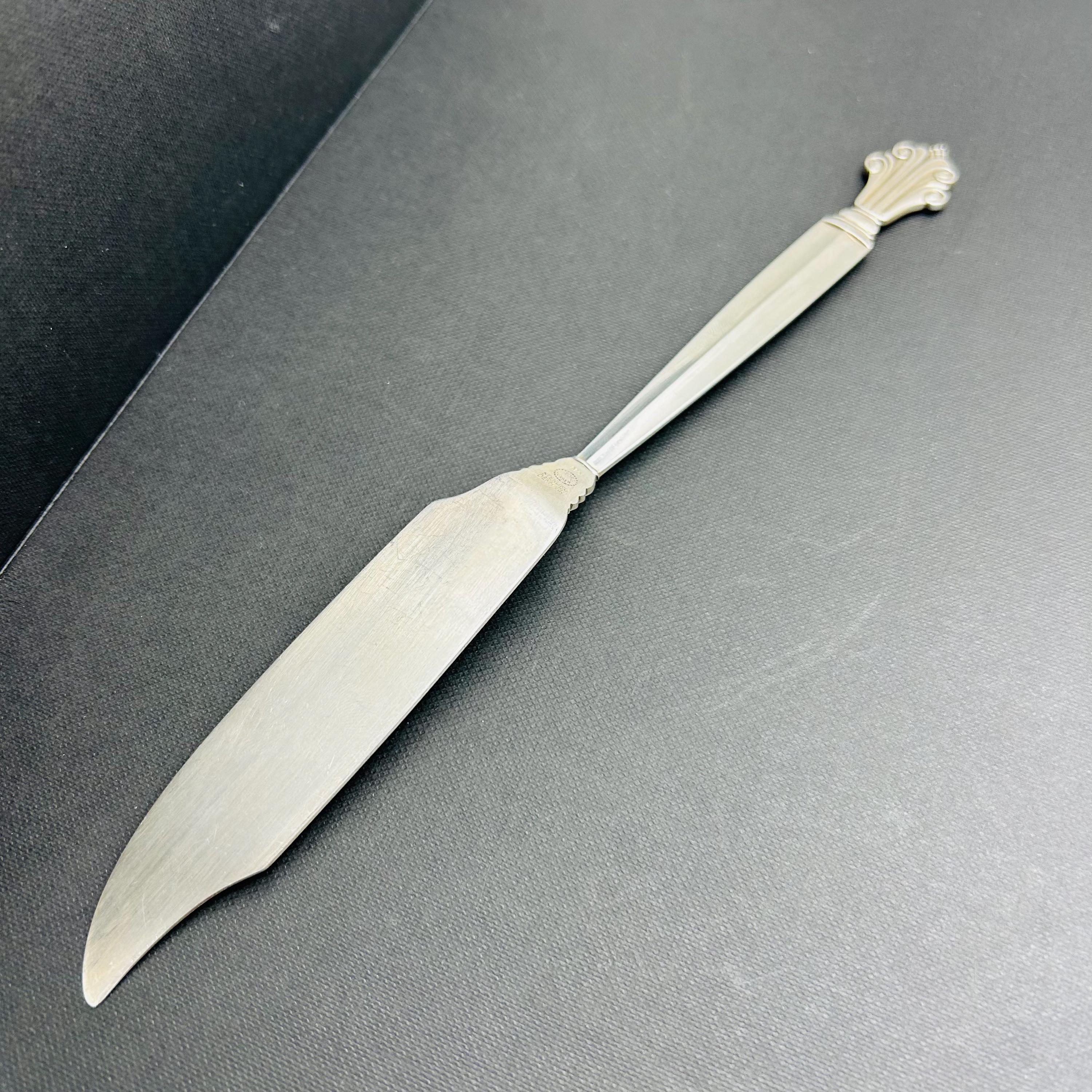 スターリングシルバー ジョージ ジェンセン バターナイフ 925 刻印