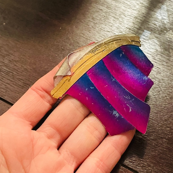 Large Neat Solid Sterling Silver Artisan Signed C… - image 4