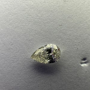 Pear Cut Loose .16CT Natural Diamond 4.6x2.9mm
