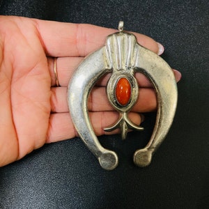 Sterling Silver Squash Blossom  Pendant
