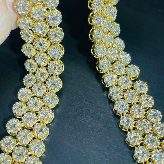 アクセサリー 22kt Gold 4mm Rosecut Diamond Necklace 22kt Gold 4mm Rosecut Diamond Necklace