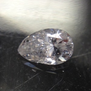 Natural Untreated Loose Pear Shaped Diamond .19CT 4.44x2.9mm K I2