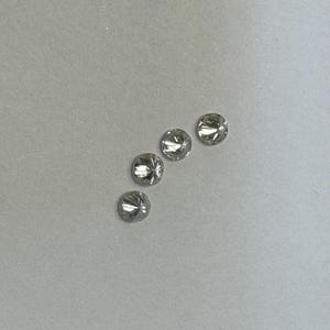Lot of 4 .54CTW Modern Round Brilliant Cut Diamonds Well Matched Layout G-H VS2-SI1 3.2-3.3mm for Repair or Custom Jewelry