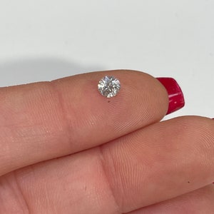 Antique Old Mine Cut .32CT J SI2 Loose Diamond Natural 4mm