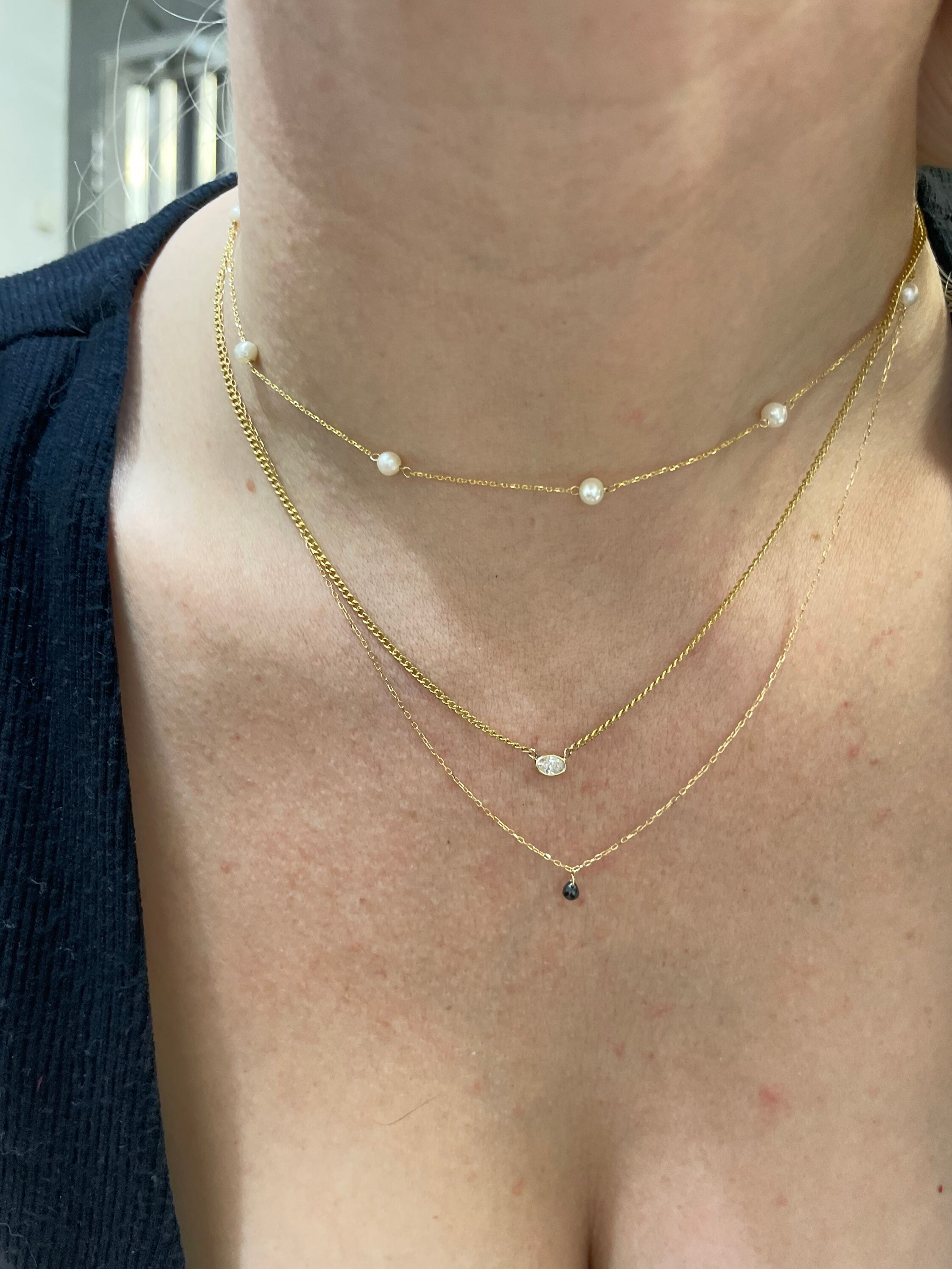 アクセサリー natural instinct oval chain necklace M NATURAL INSTINCT Oval Chain Choker Silver _ FASCINATE Osaka
