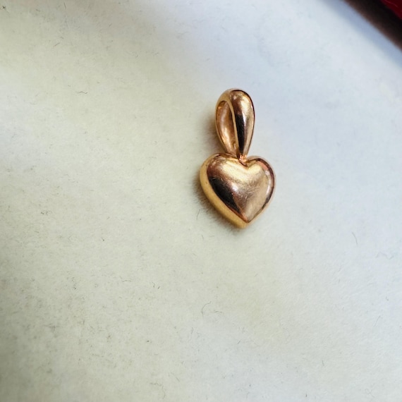 Michael Anthony Solid 14K Rose Gold Puffed Heart … - image 7