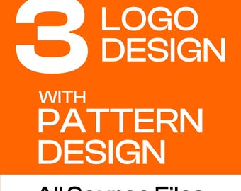 Logo Bundle Design with Pattern